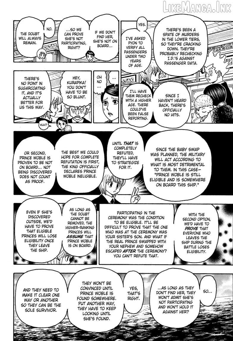 Hunter x Hunter, Chapter 414 image 14